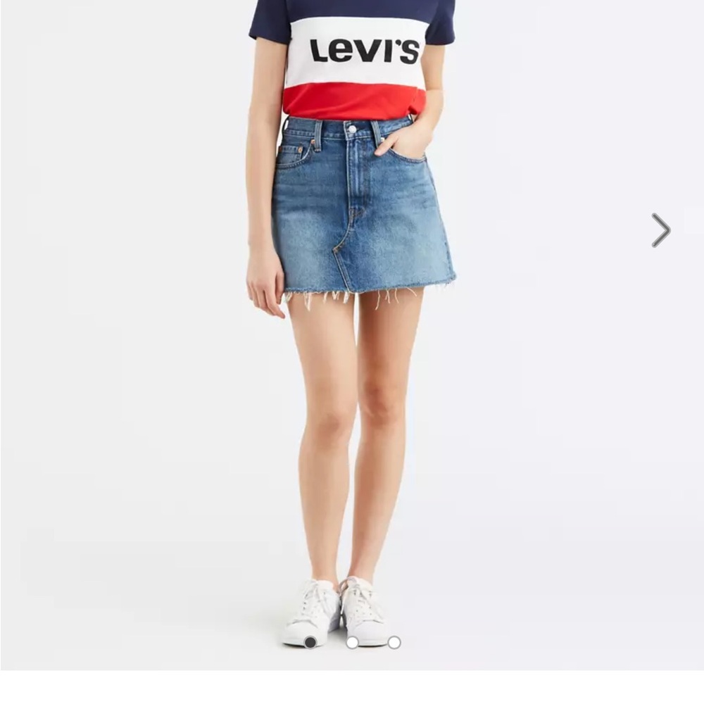 Levi's Deconstructed Mini Skirt